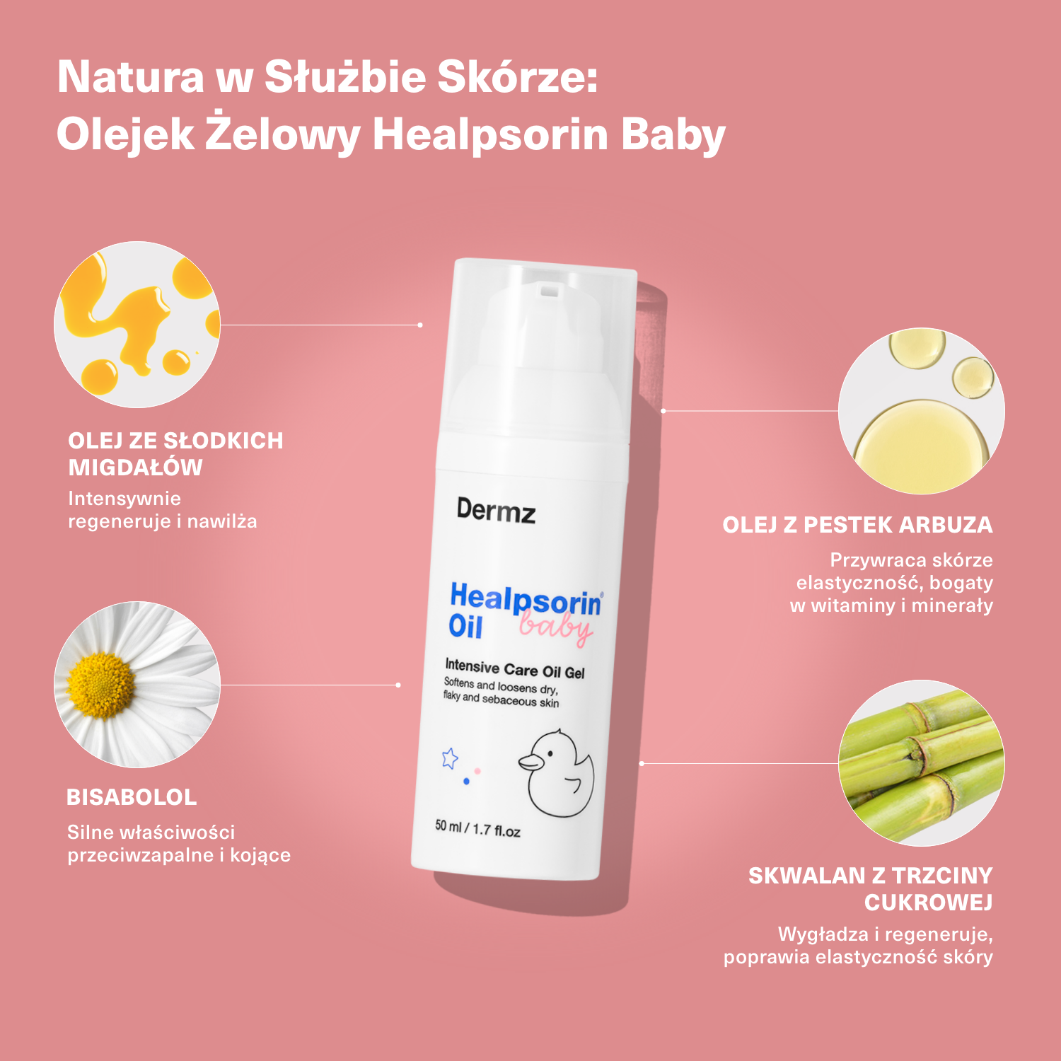 Olejek Żelowy Healpsorin Baby