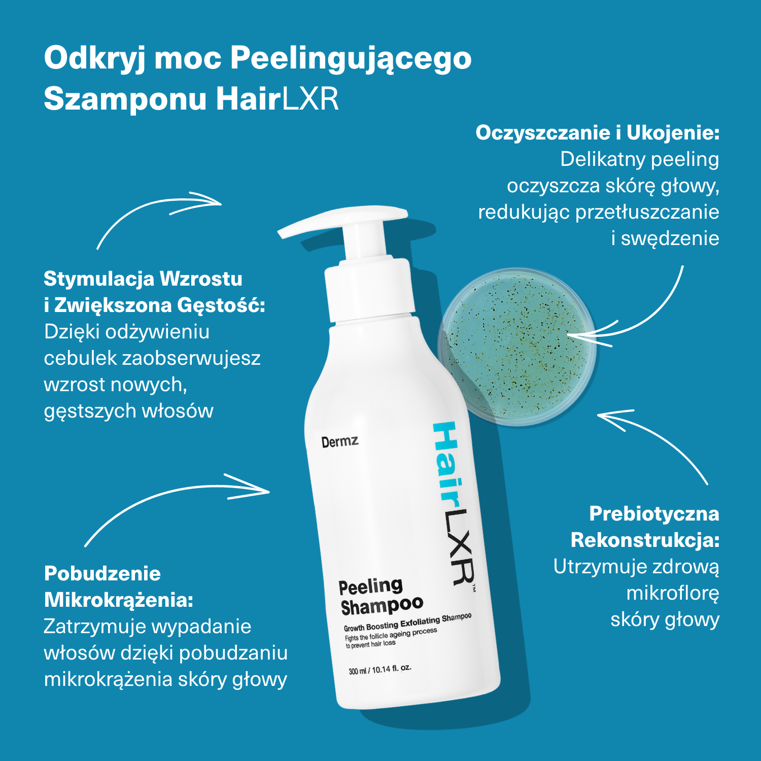 Szampon Peelingujący Hairlxr