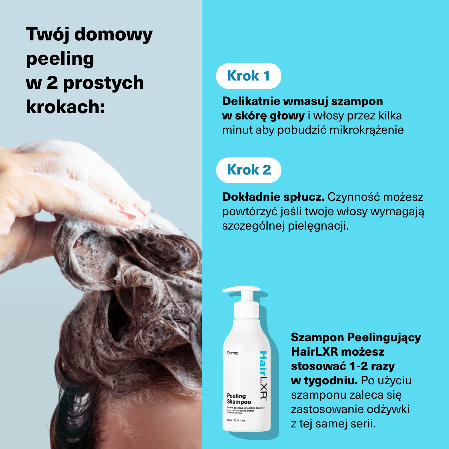 Szampon Peelingujący Hairlxr
