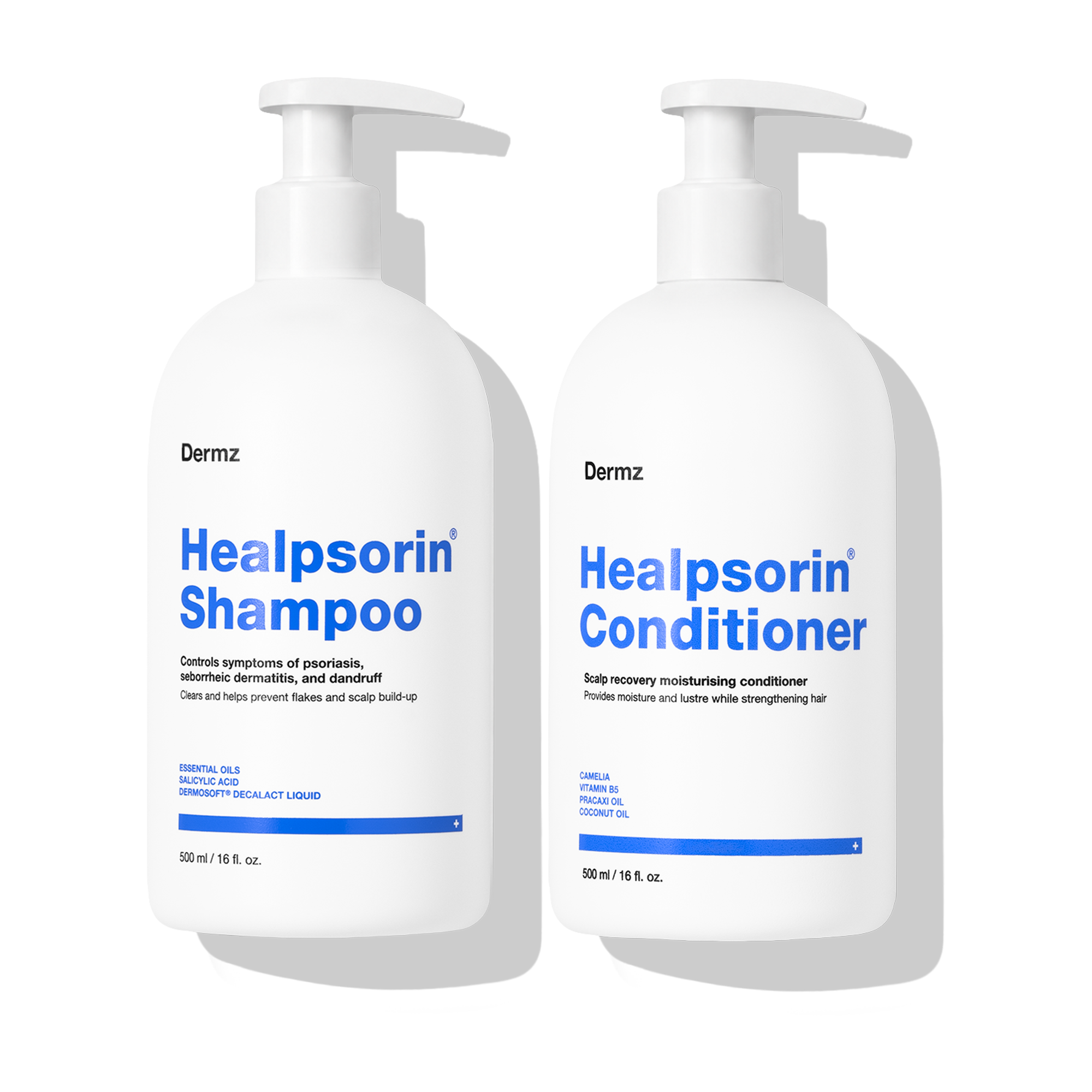 Zestaw 2 Pompek Do Szamponu i Odżywki Healpsorin