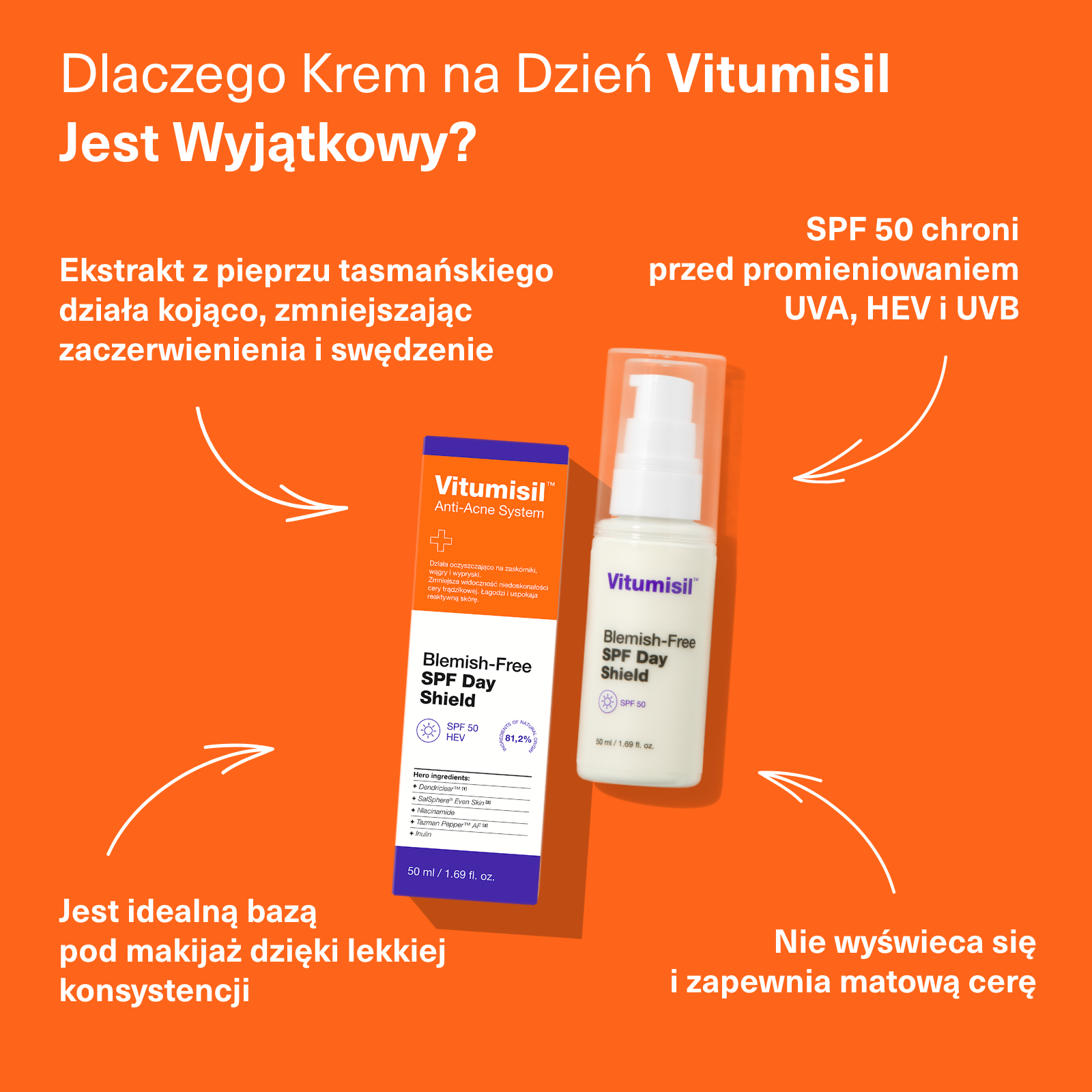 Regenerujący krem SPF50 Vitumisil