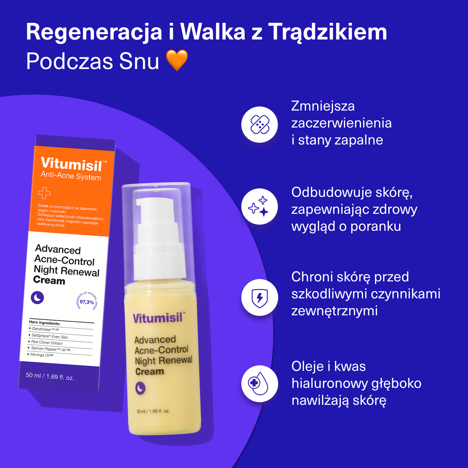 Aktywny krem na noc Vitumisil