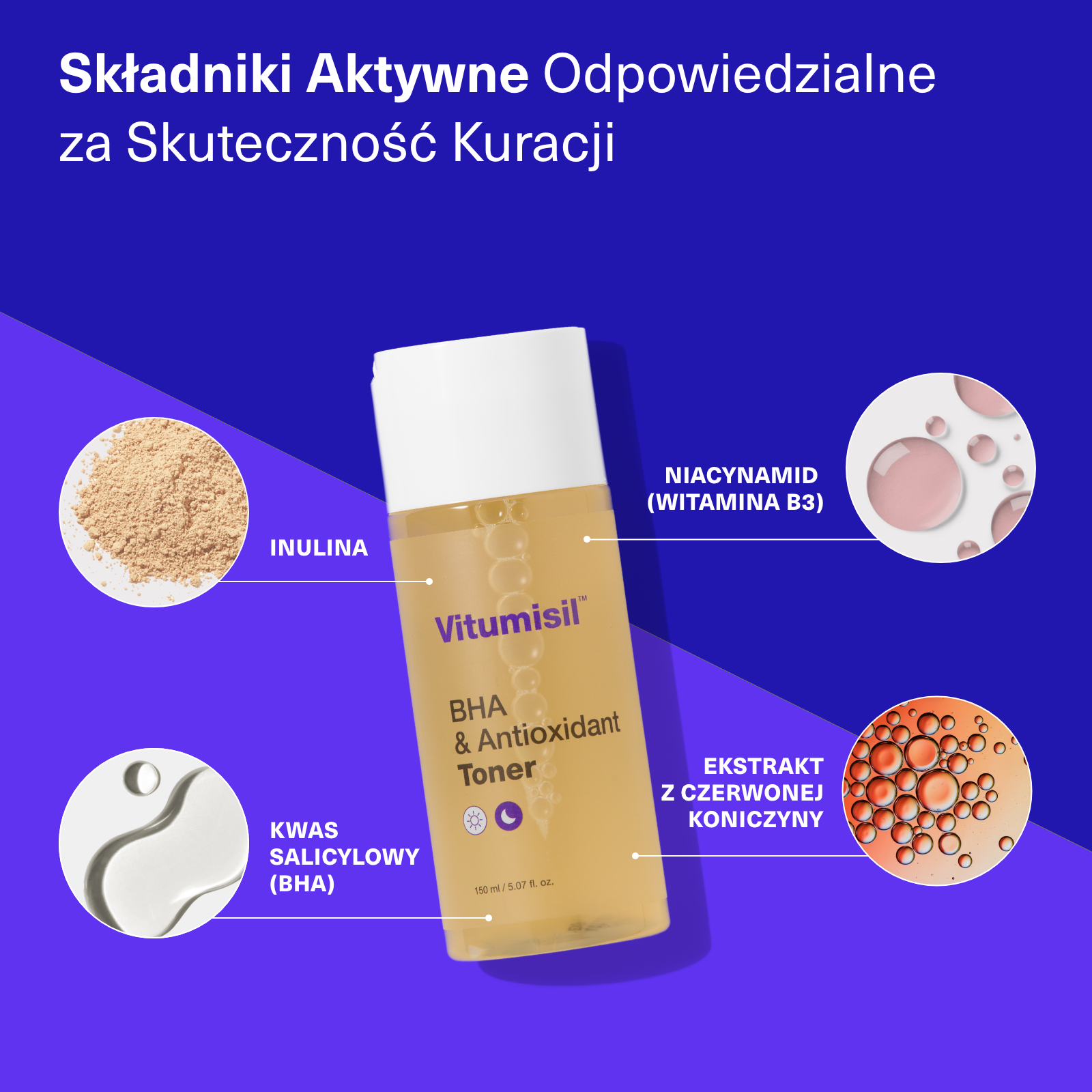 Balansujący Toner BHA Vitumisil