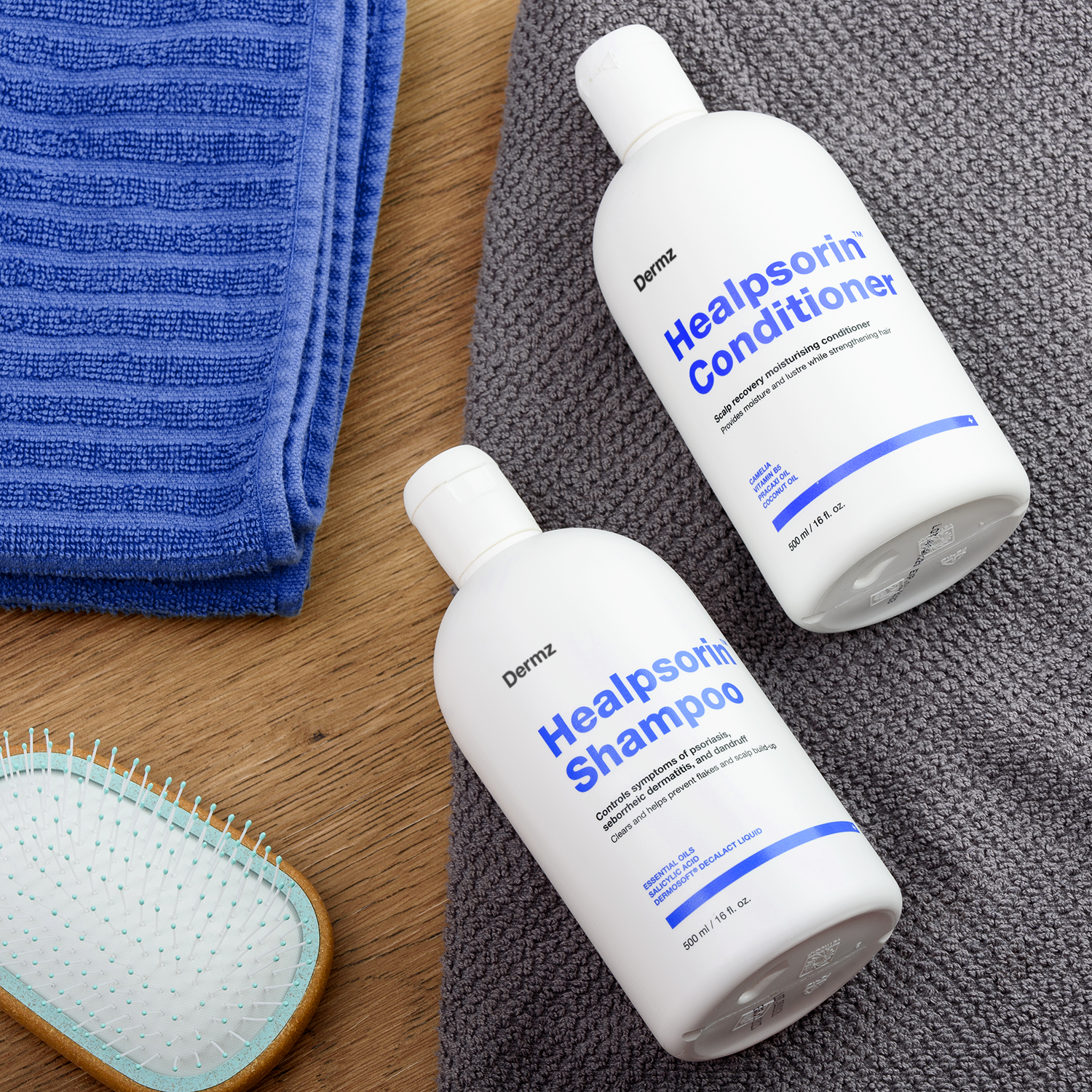 Oferta Specjalna: Zestaw Szampon + Odżywka Healpsorin (drugi szampon gratis)