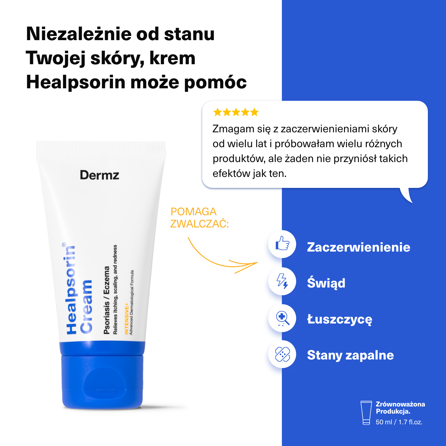 Zestaw Szampon + Odżywka Healpsorin [Krem Healpsorin Gratis]