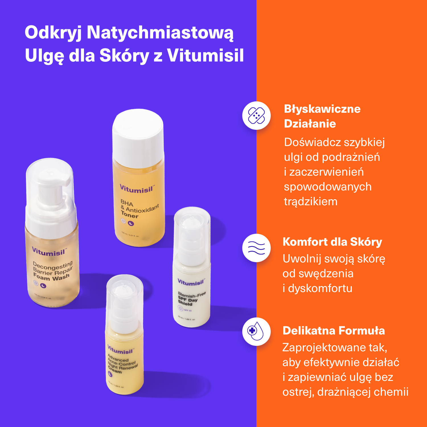 4-Stopniowy Zestaw Vitumisil + Mydełko i Opaska Dermz