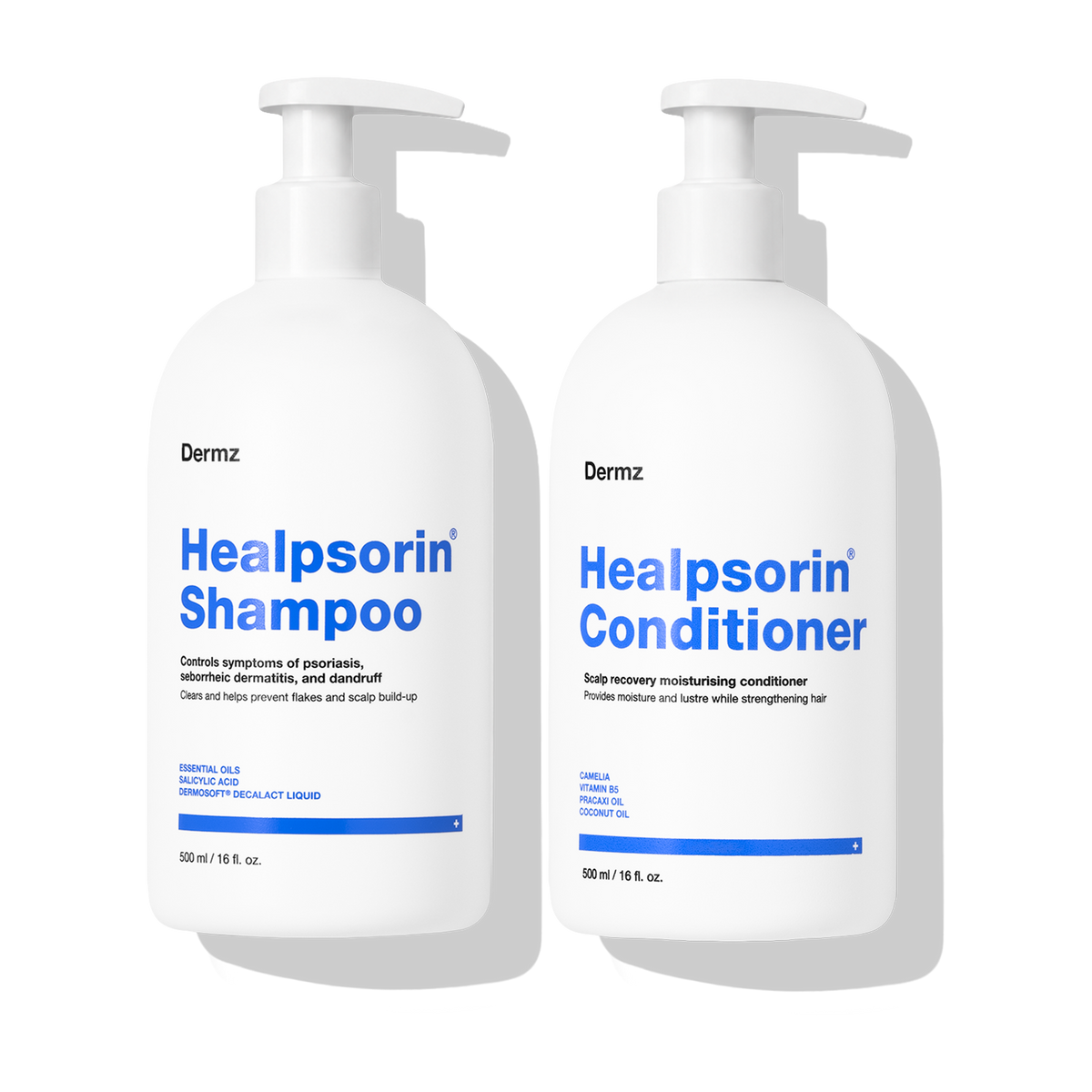 Zestaw 2 Pompek Do Szamponu i Odżywki Healpsorin